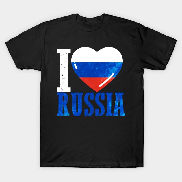 I love Russia T-Shirt by Mila46